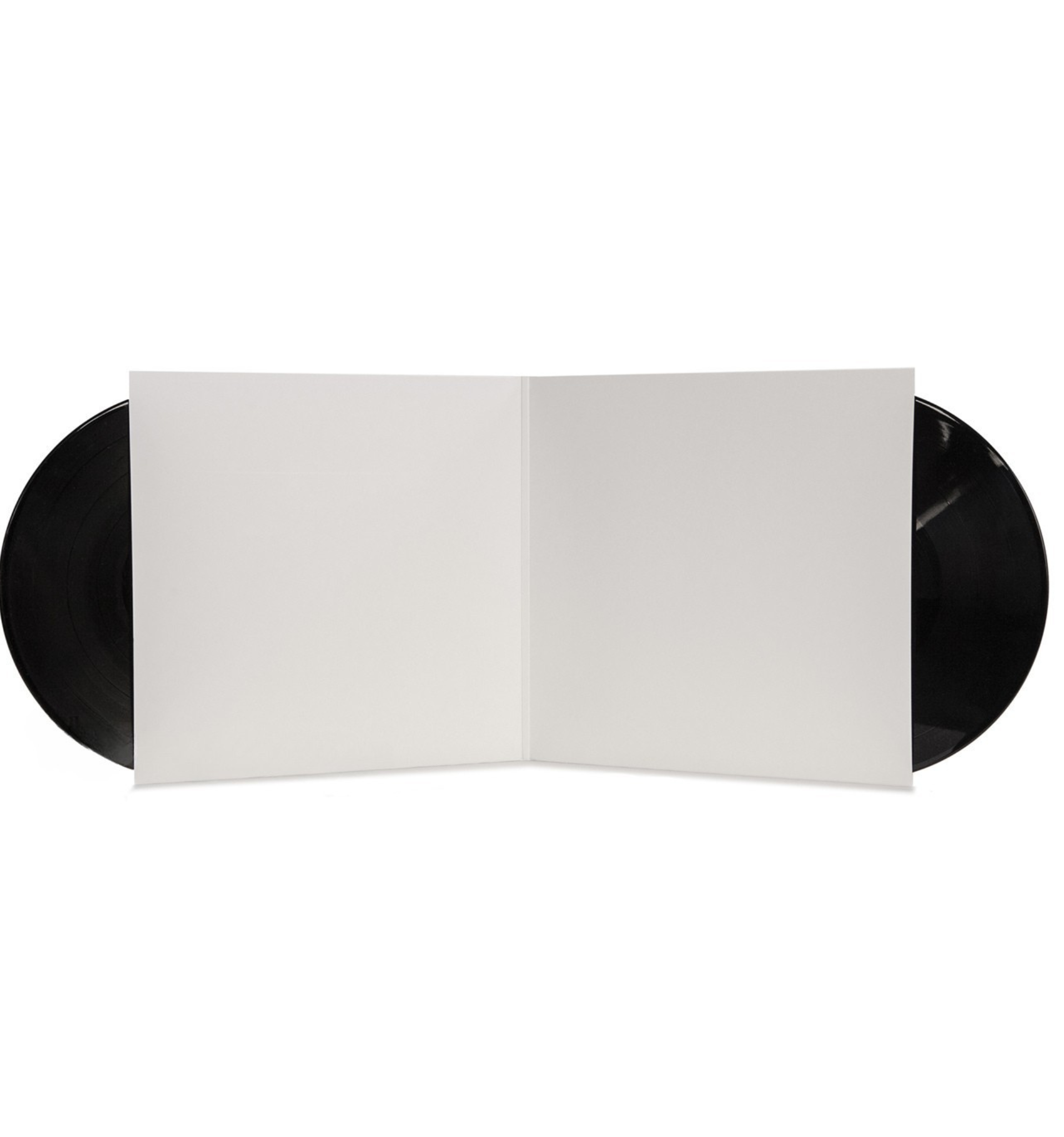 Pochettes extérieures carton blanc Gatefold 33T x 3- Etui