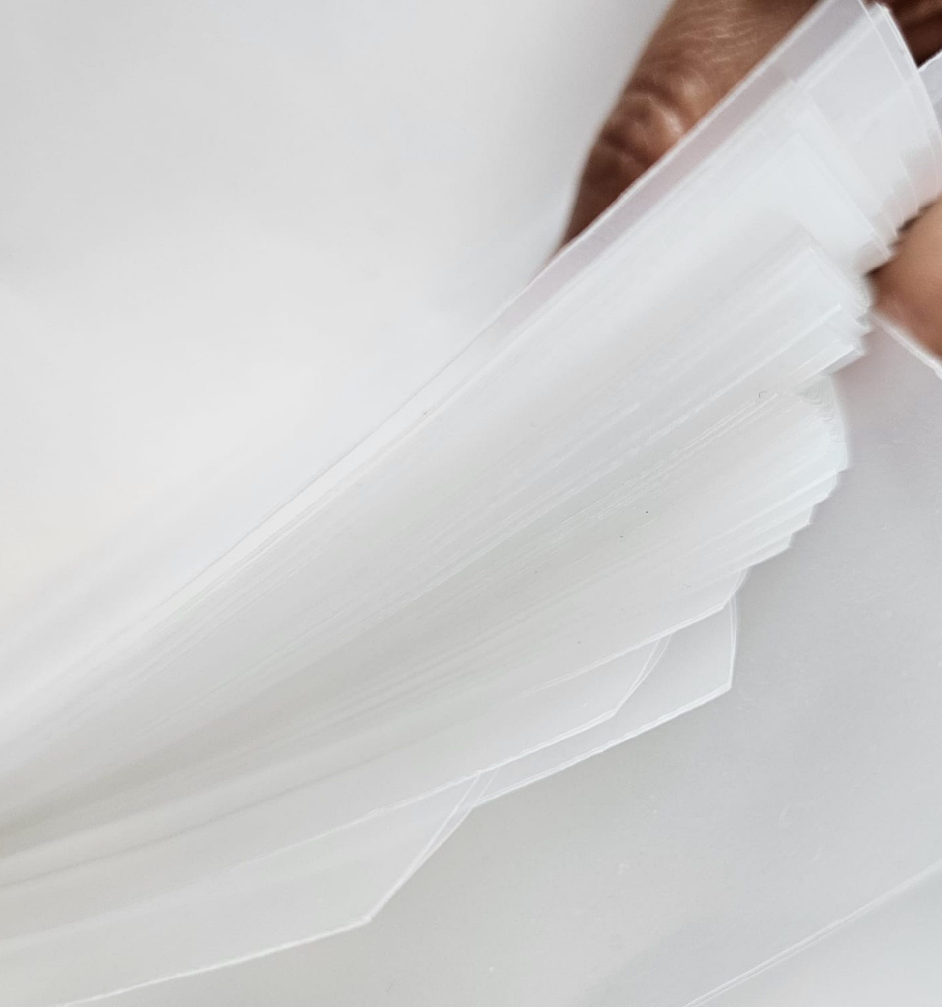 Pochettes extérieures vinyle 33T – PE recyclé 80 microns – Lot de 25- Etui