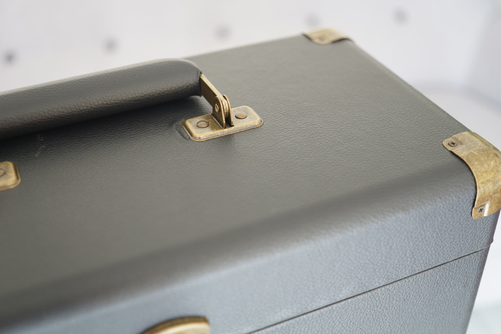 Flight Case disques vinyles 33T en cuir