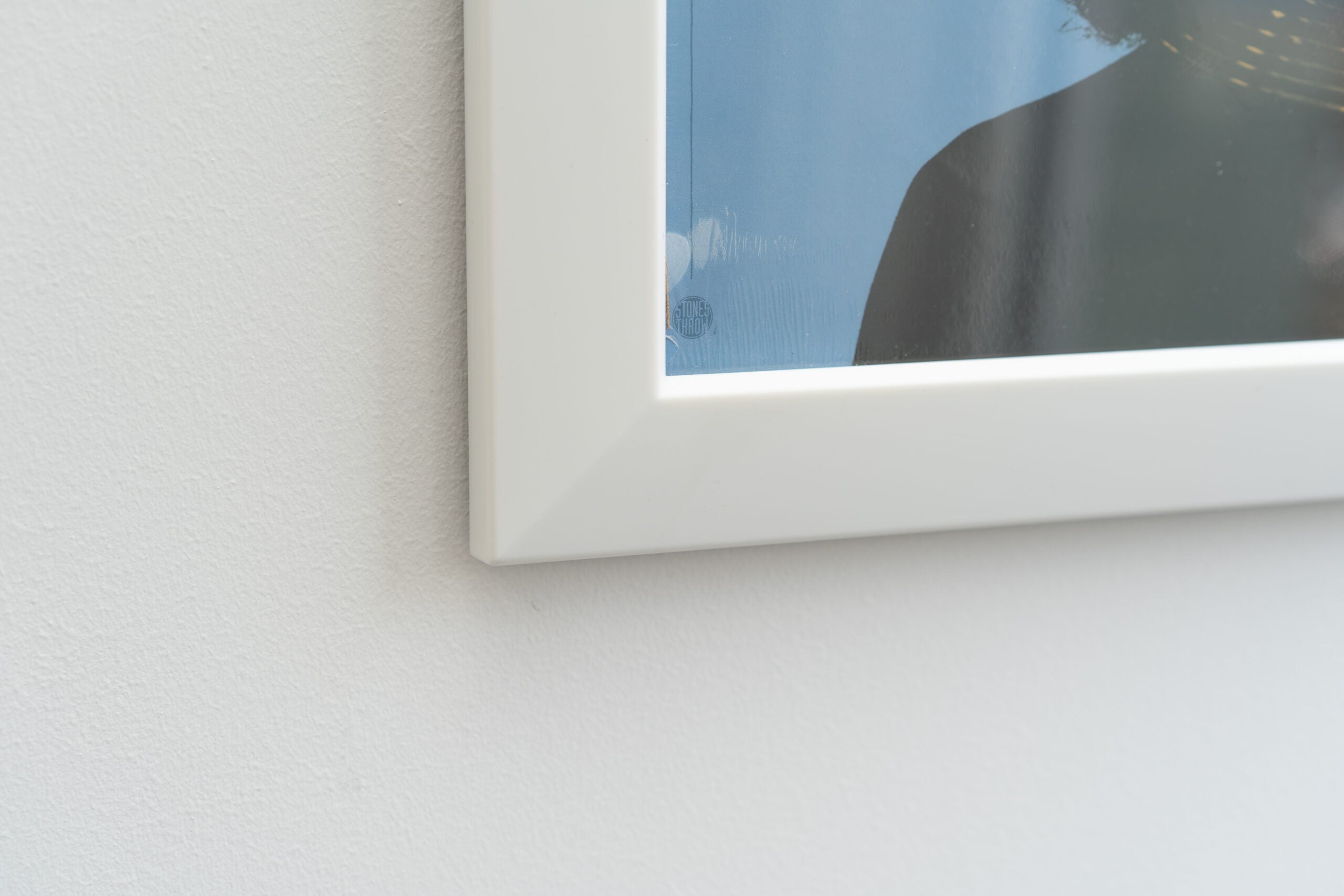 Cadre pour disque vinyle 33T "4-point Body Armor®" blanc