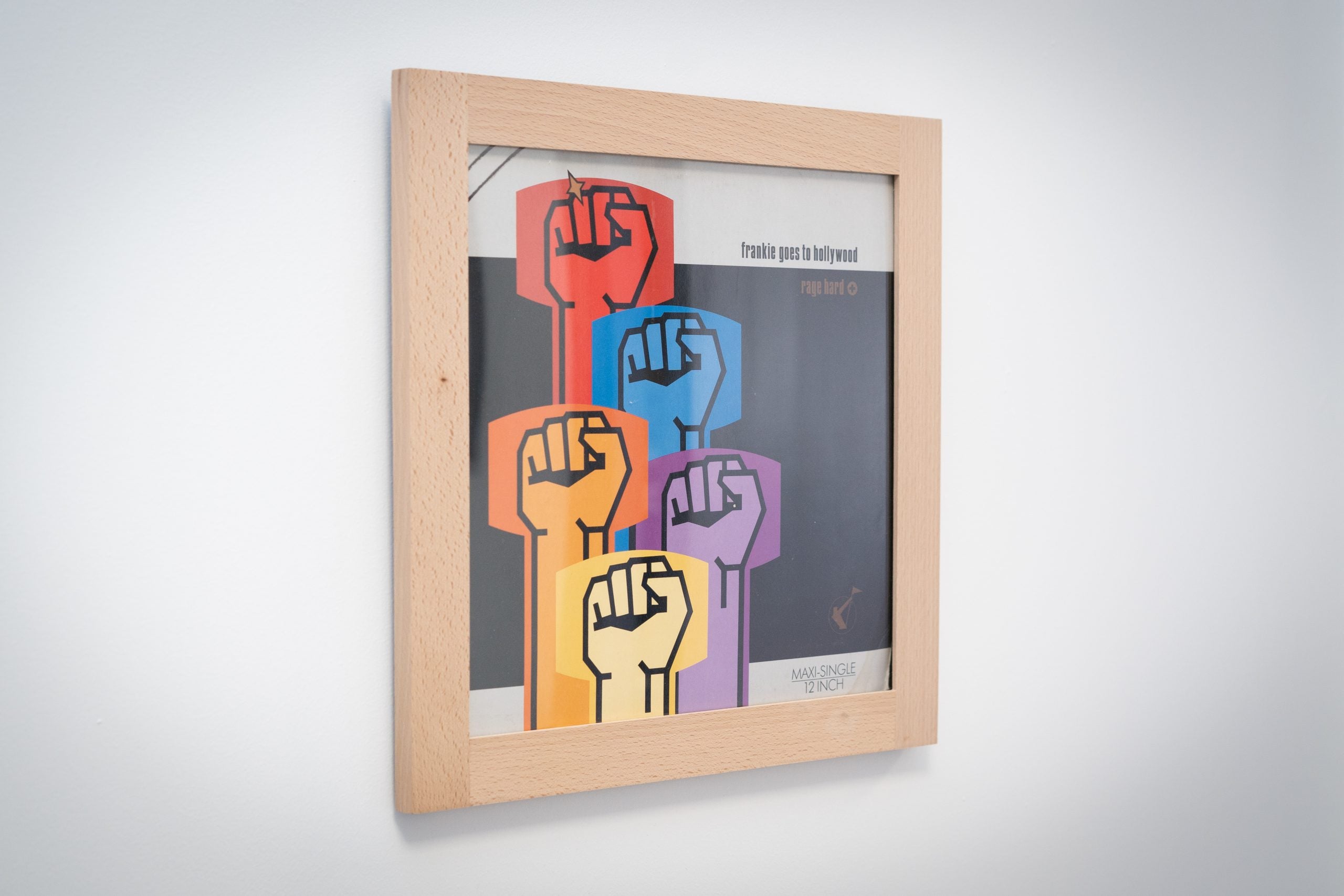 Cadre bois "deluxe" pour disque vinyle