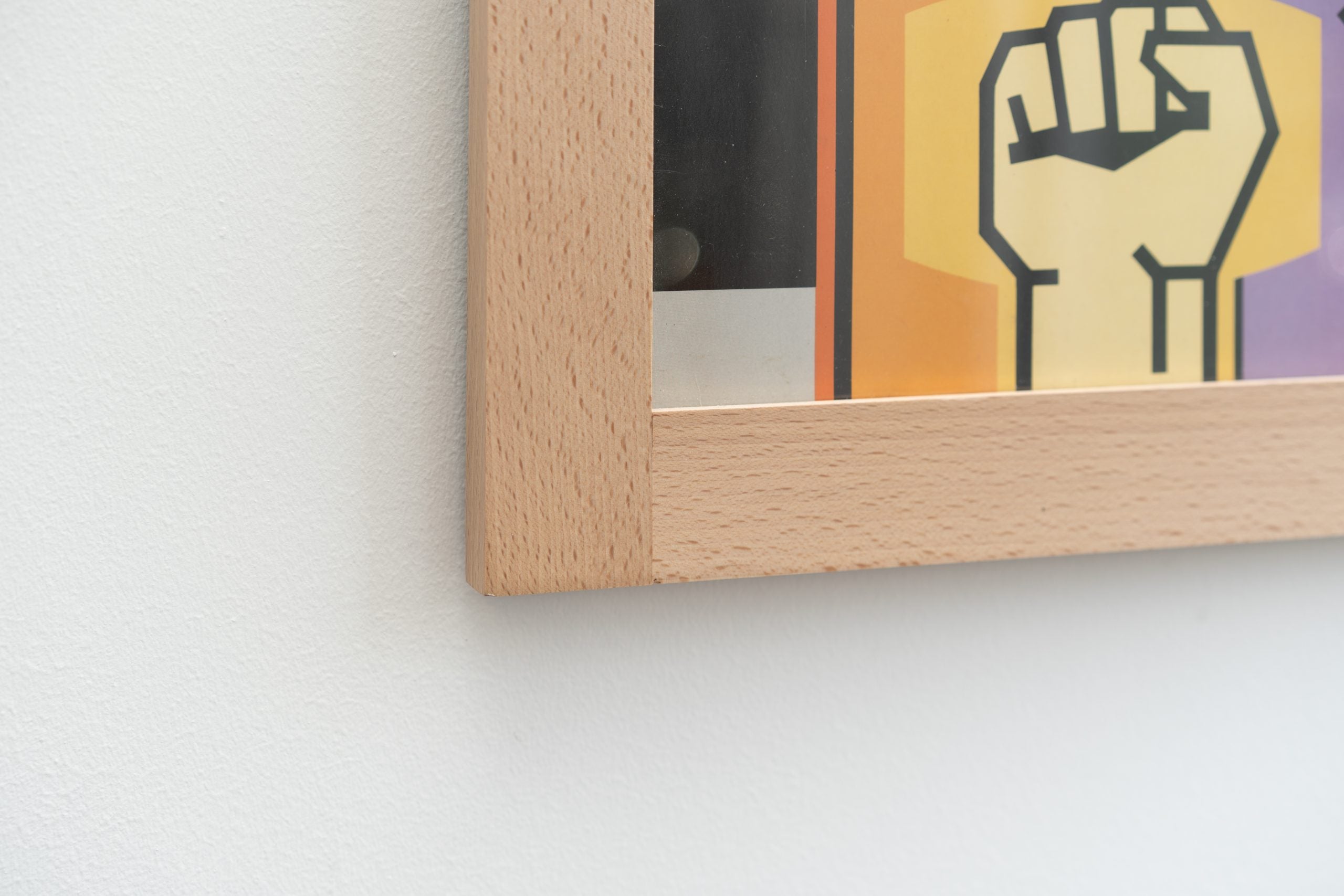 Cadre bois "deluxe" pour disque vinyle