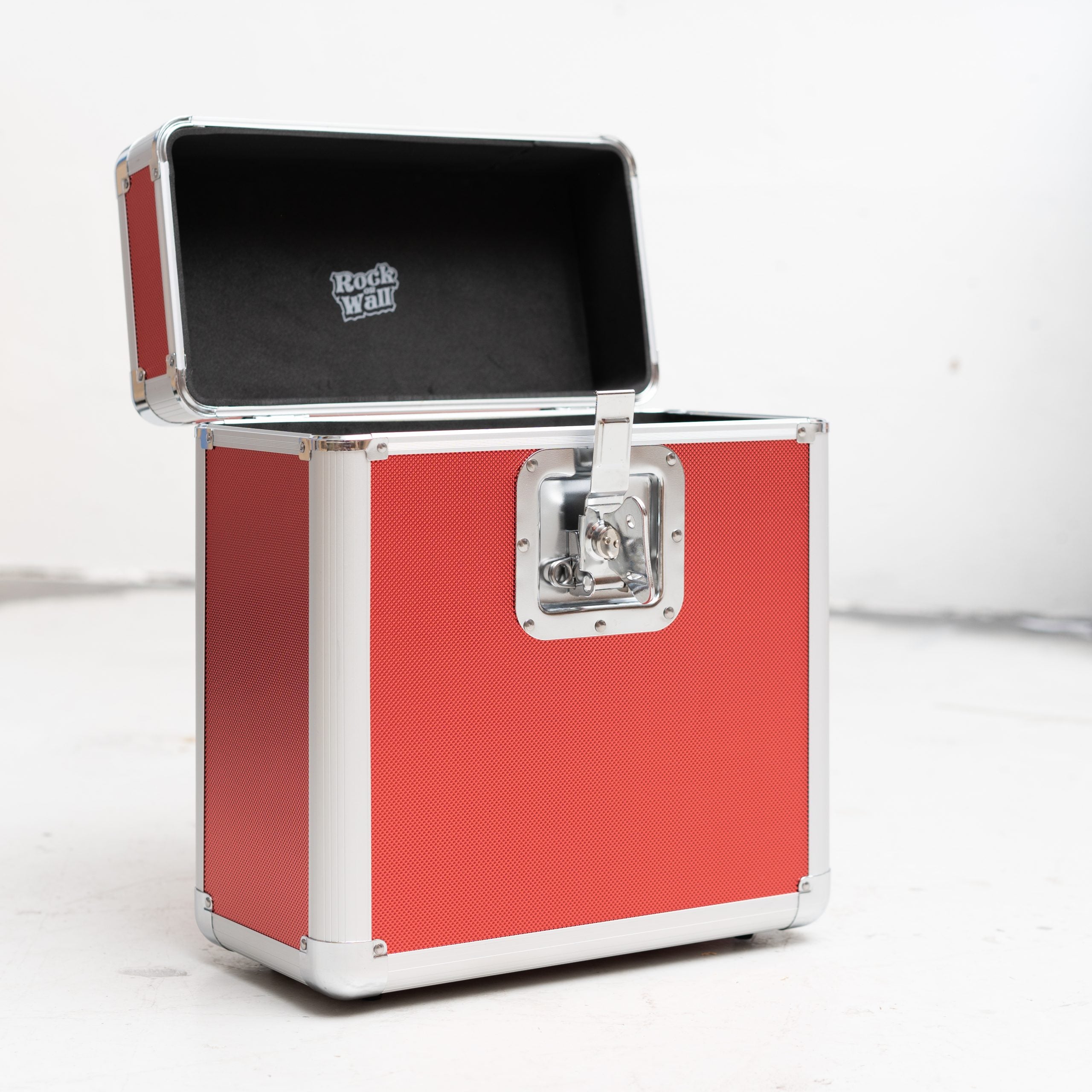 Flight Case pour disques vinyles 25 33T  – Rouge