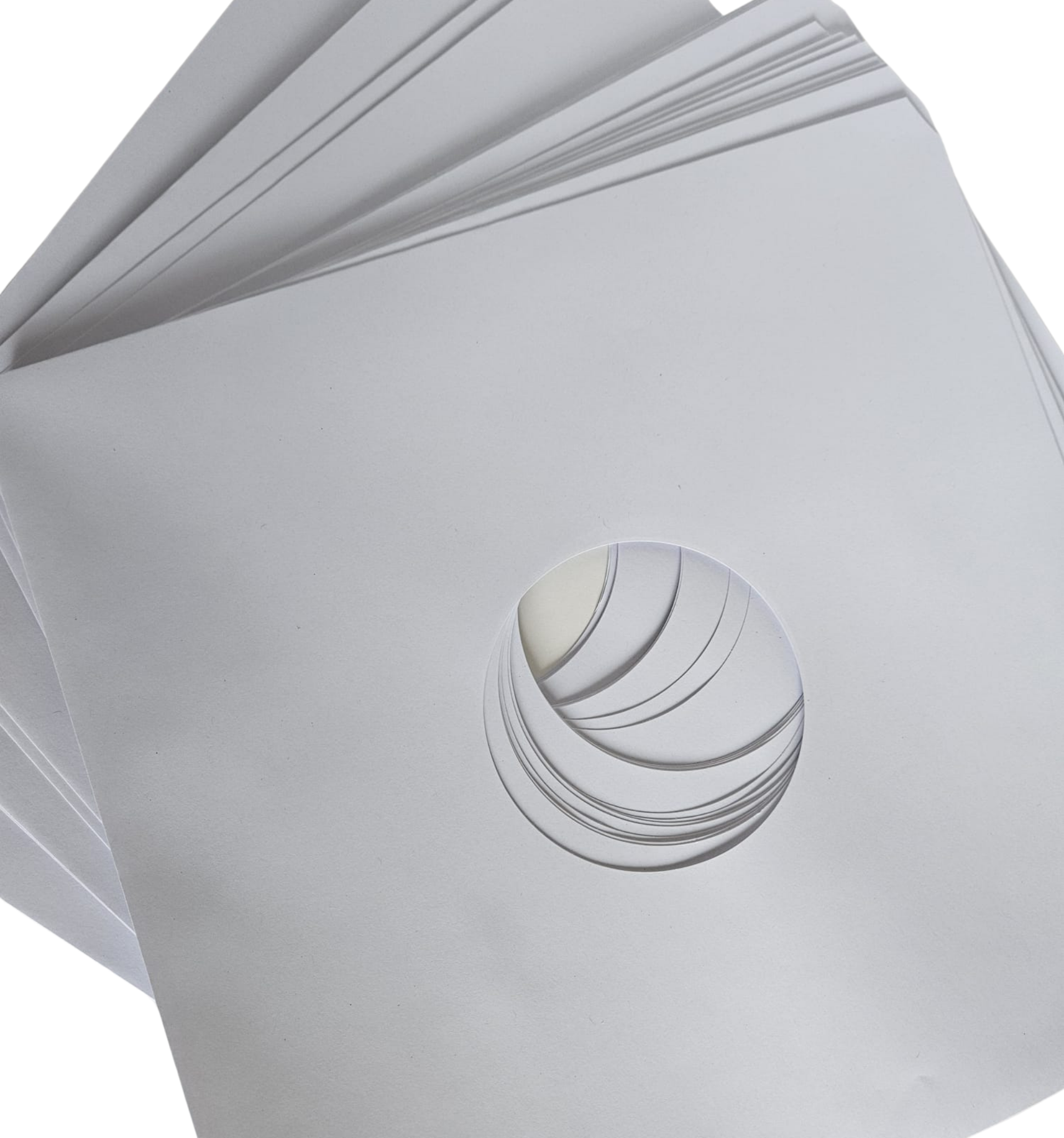 Pochettes intérieures papier blanc pour disque vinyle 33T x 25 - Etui