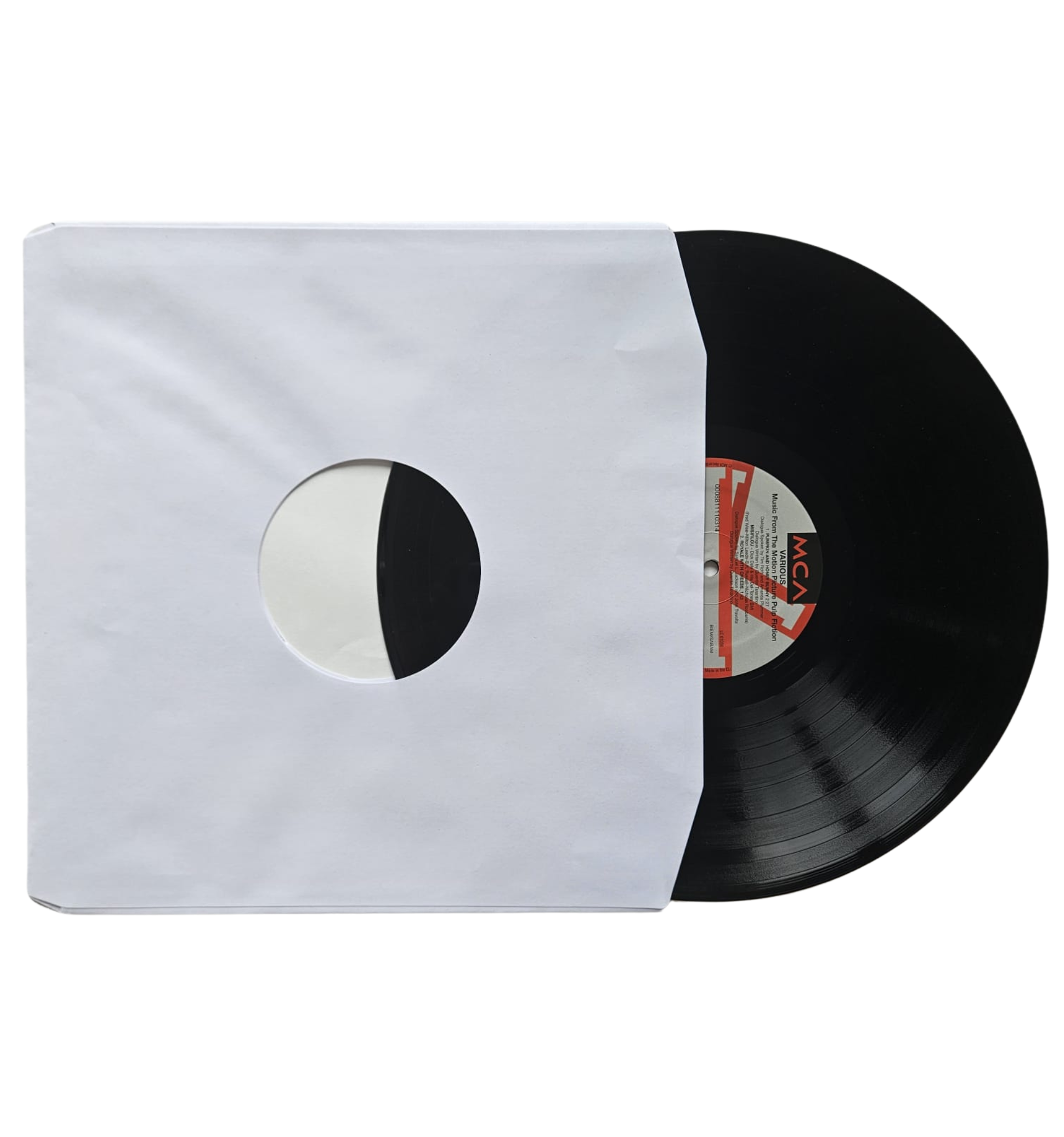 Pochettes intérieures papier blanc pour disque vinyle 33T x 25 - Etui