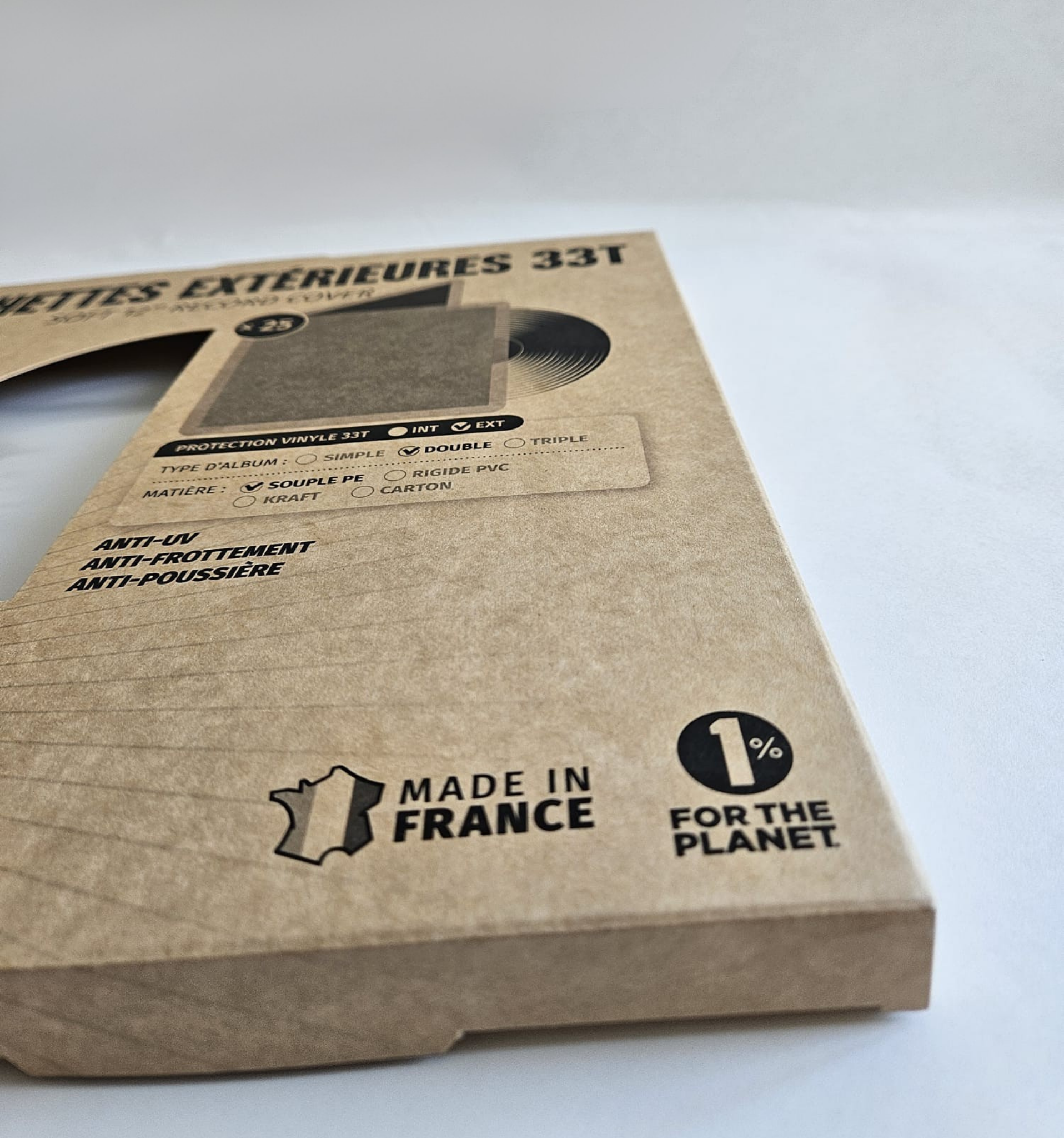 Pochette souples pour disque vinyle - gatefold 33T - lot de 25