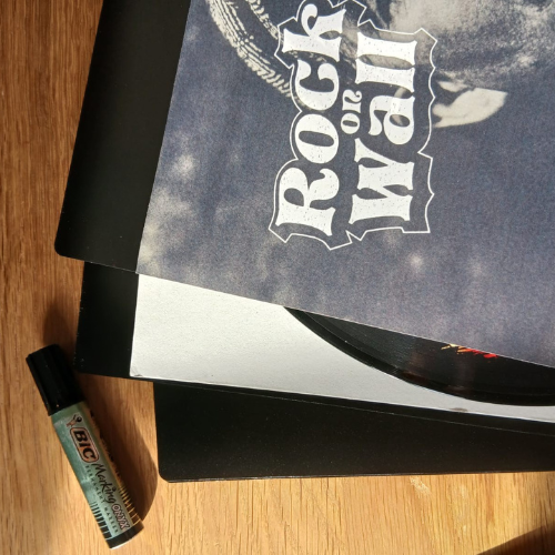 Intercalaire plastique 33T x10 - NOIR