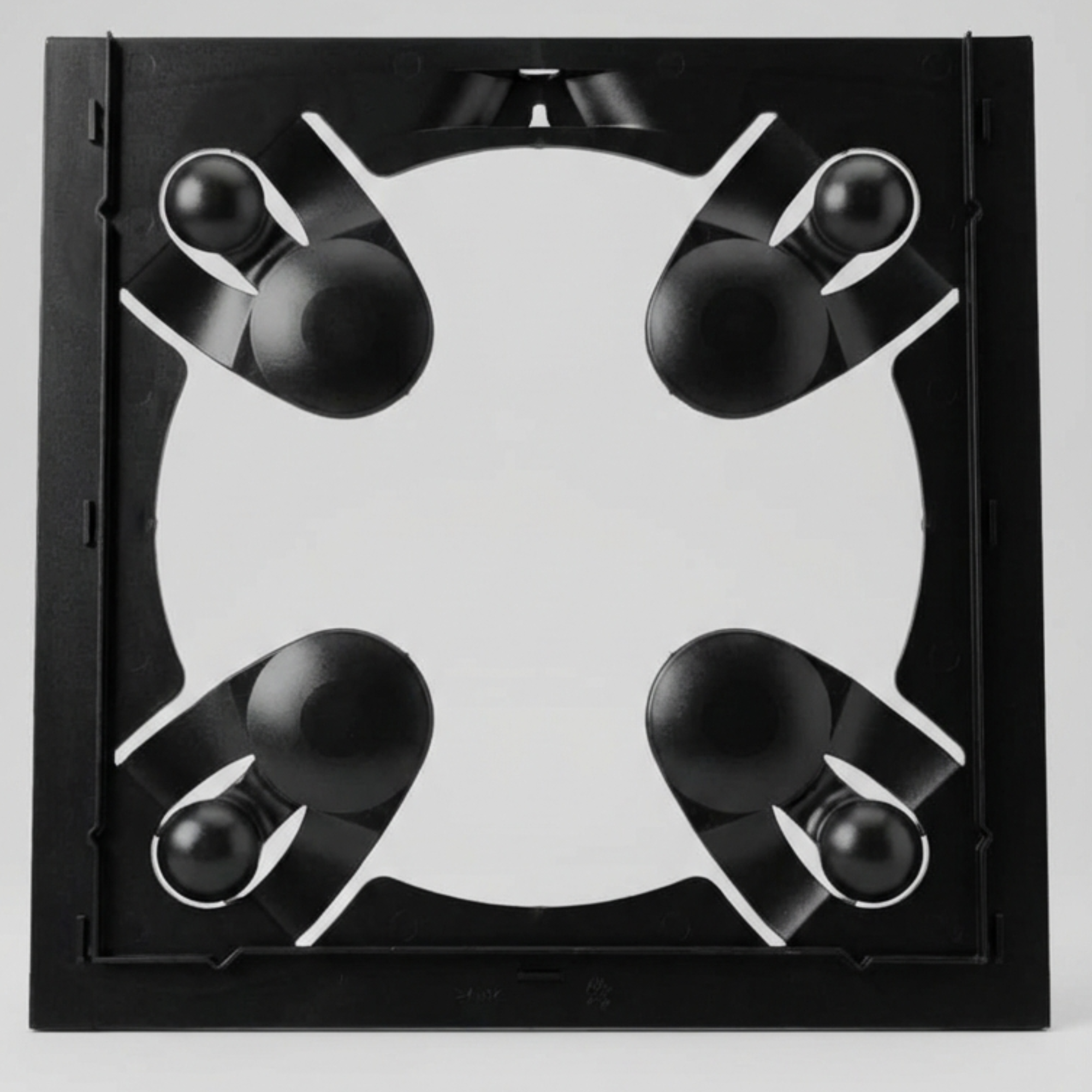 Cadre pour disque vinyle 33T "4-point Body Armor®" couleur Rouge
