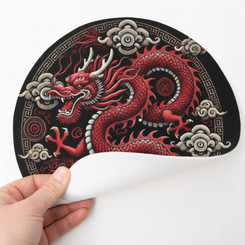 Feutrine Red Dragon pour disque vinyle 33T / 12"