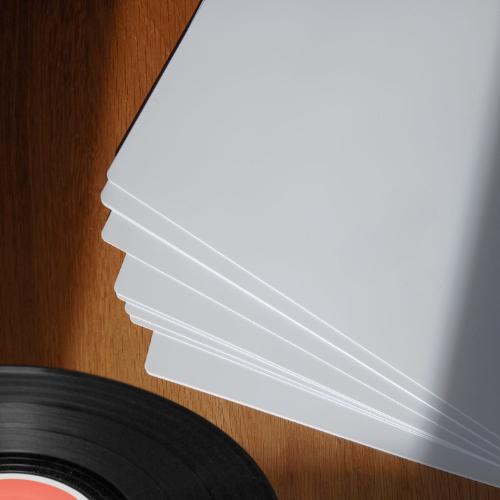 Intercalaire plastique 33T x10 - blanc