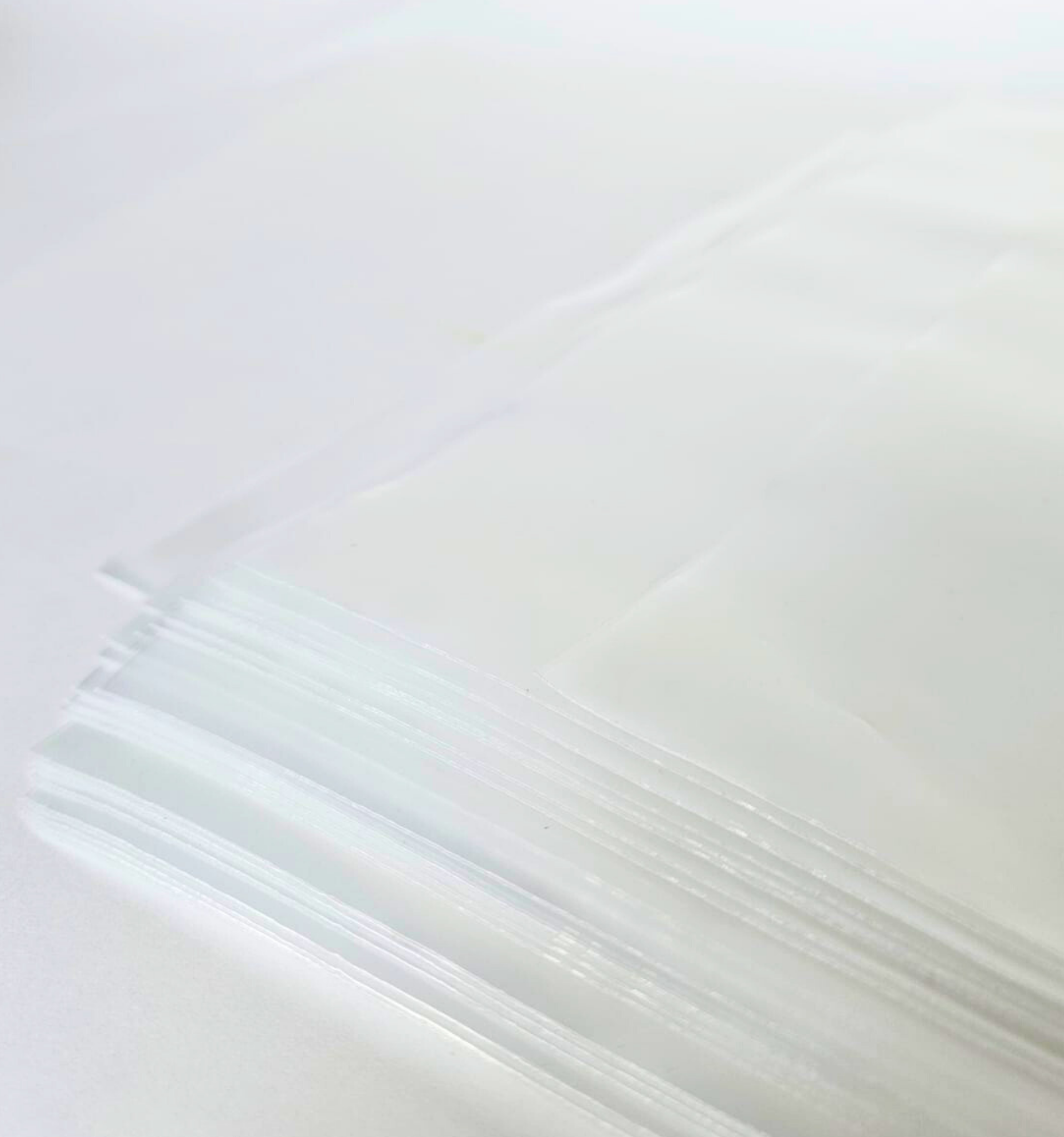 Pochettes extérieures souples 45T "Oversized" (190 x 190 mm) – Polyéthylène Recyclé & Fabriqué en France (Pack de 50)-thumbmail-1