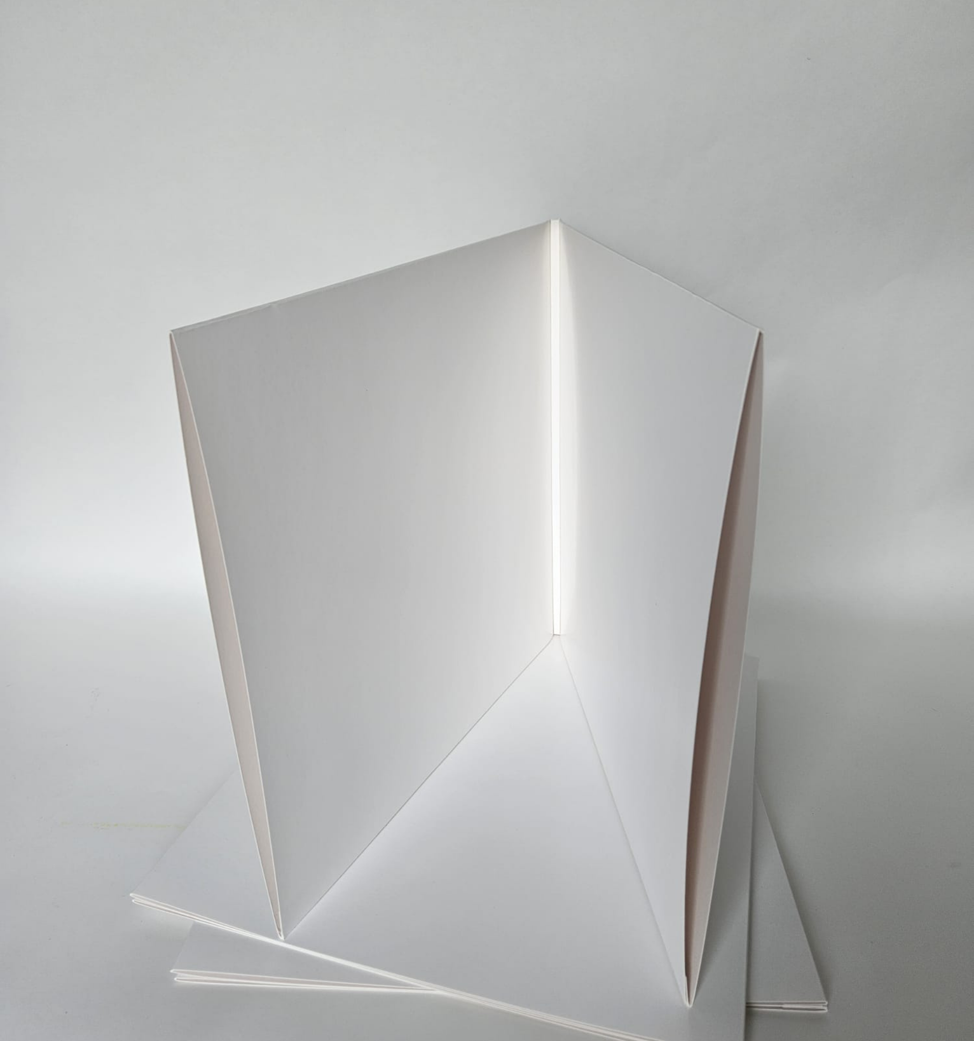 Pochettes extérieures carton blanc Gatefold 33T x 3- Etui