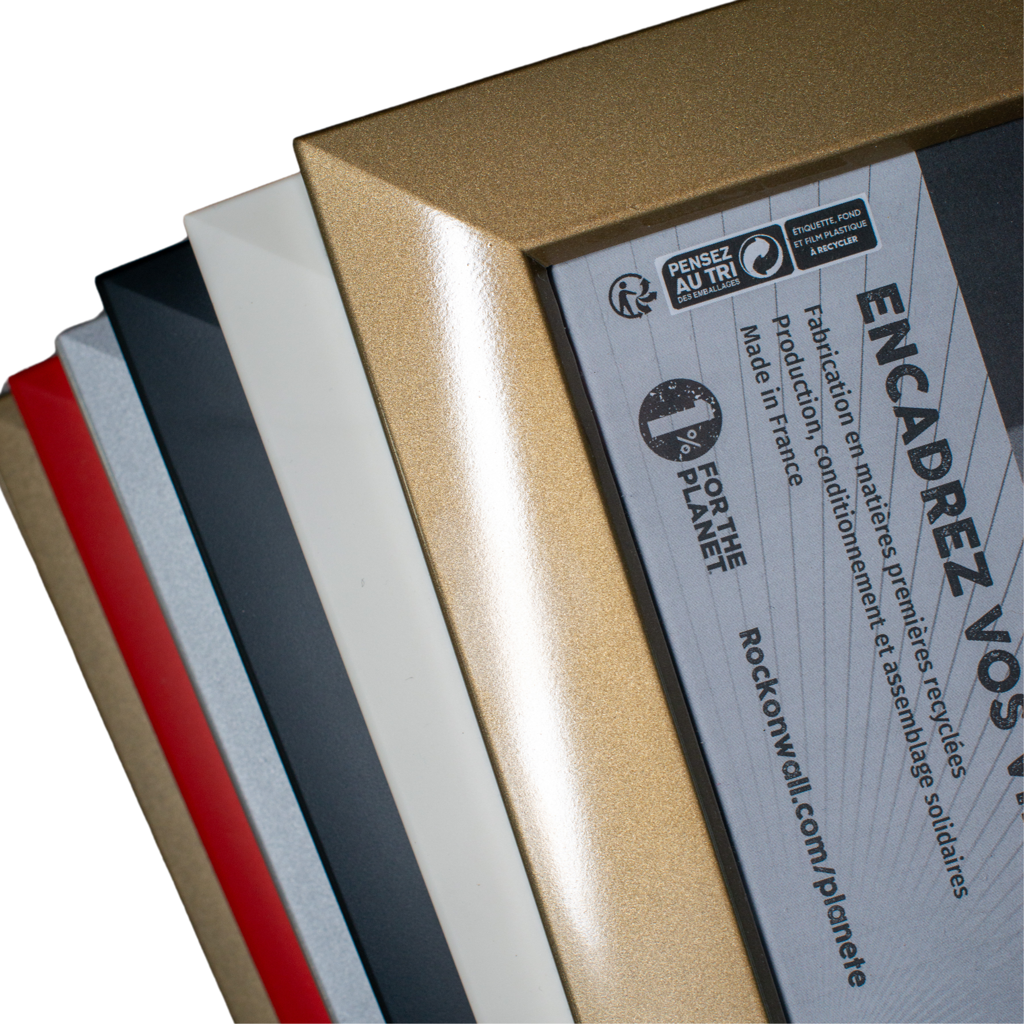 Cadre pour disque vinyle 33T "4-point Body Armor®" couleur Rouge