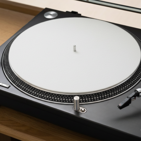 Feutrine White pour disque vinyle 33T / 12"