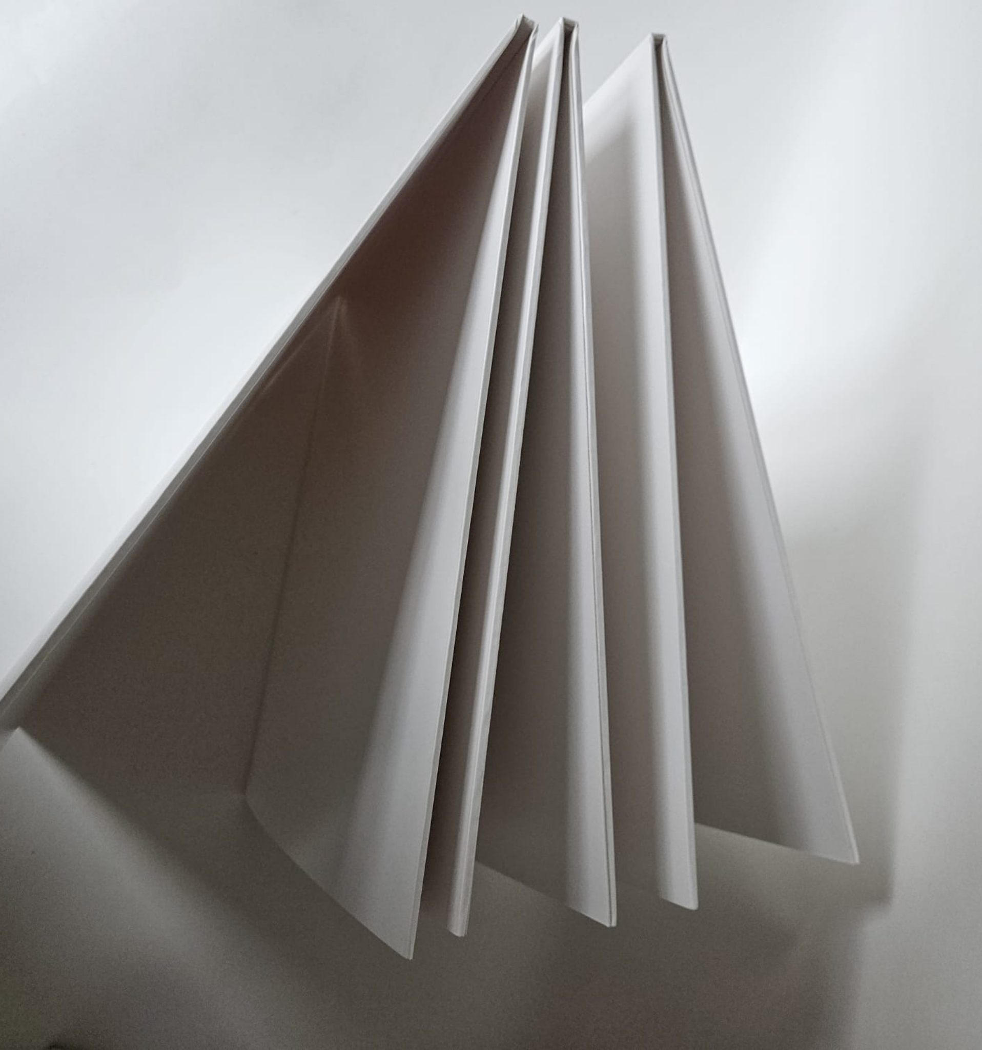 Pochettes extérieures carton blanc Gatefold 33T x 3- Etui