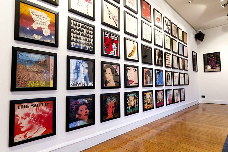 Cadre pour disque vinyle 33T "4-point Body Armor®" blanc