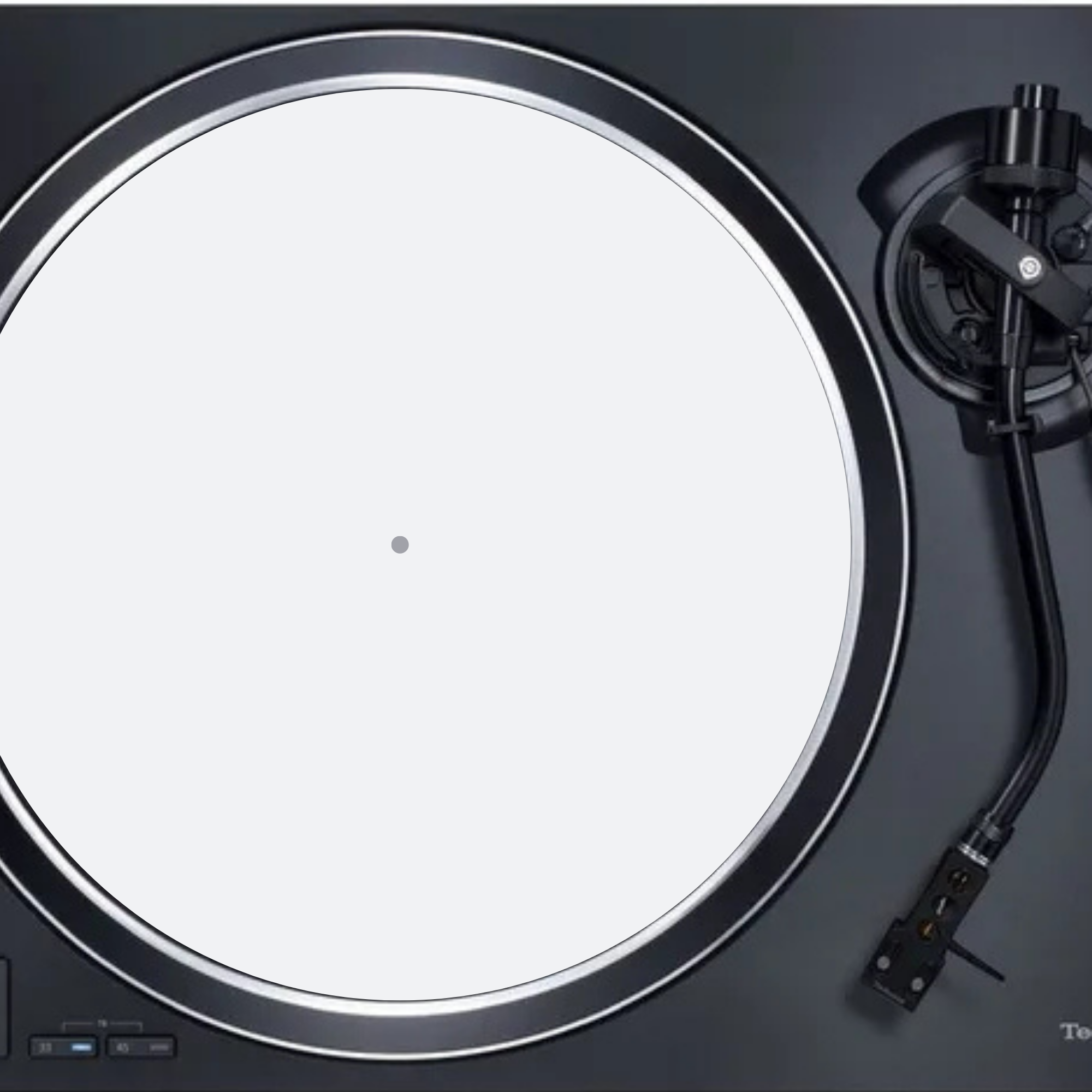 Feutrine White pour disque vinyle 33T / 12"