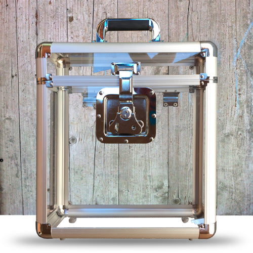 Flight Case pour disques vinyles - transparente