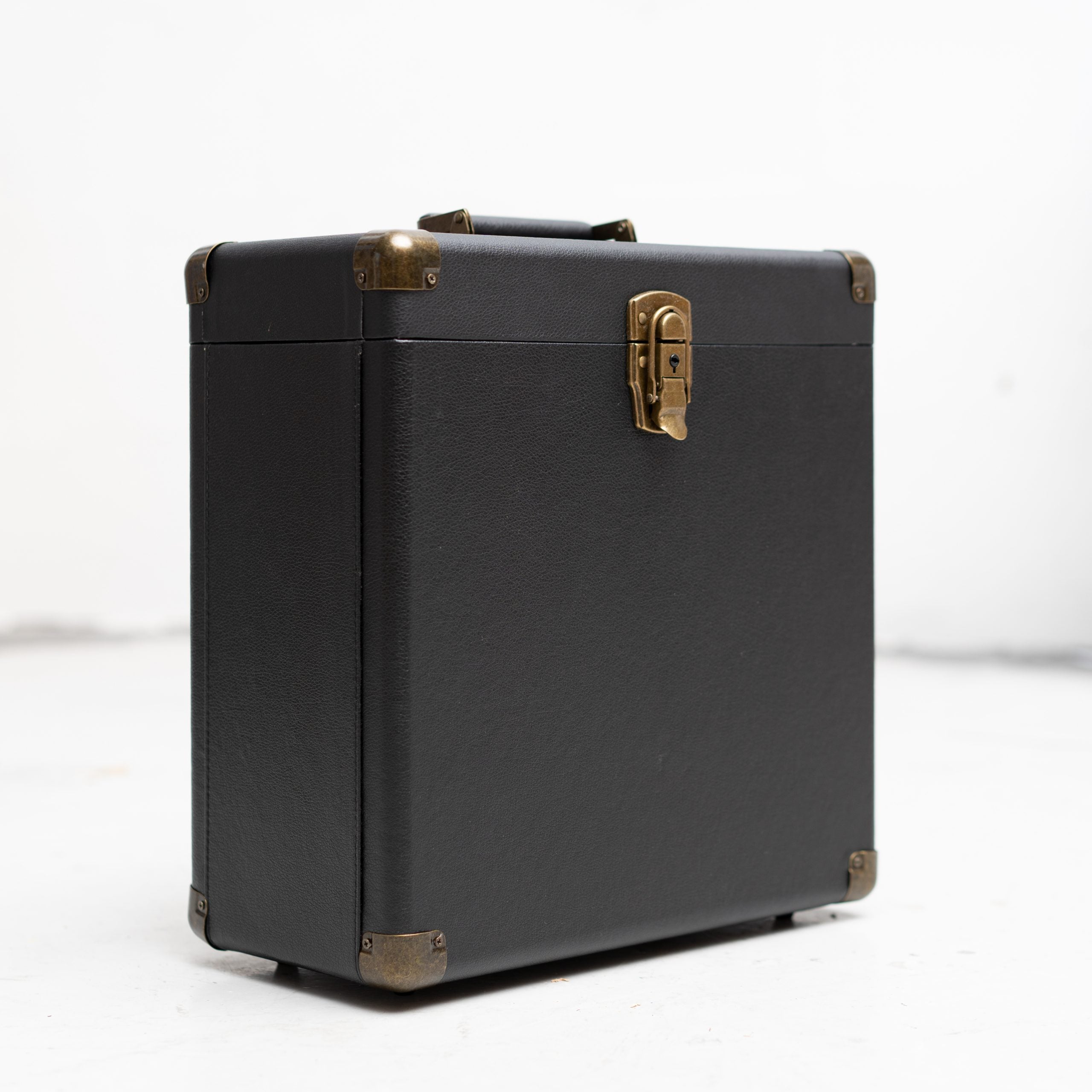 Flight Case disques vinyles 33T en cuir