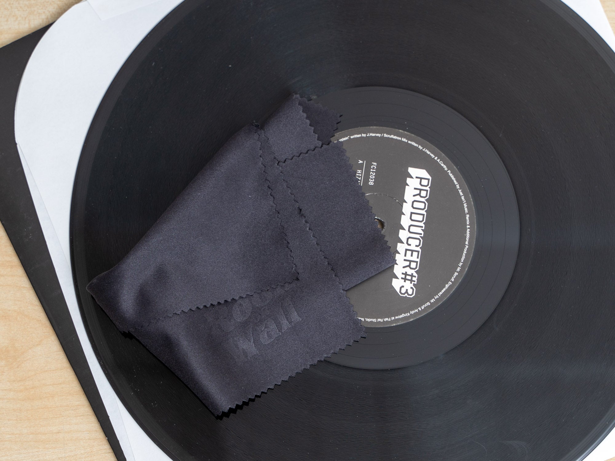 Chiffon anti-statique pour disque vinyle (Fabrication EU)