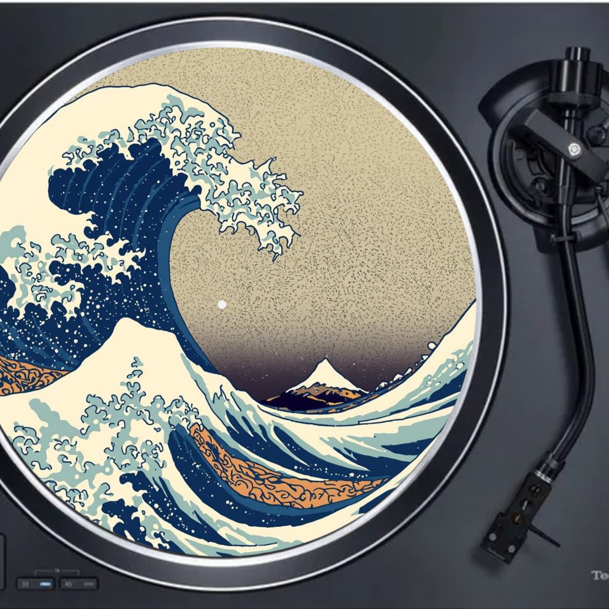 Feutrine Wave pour disque vinyle 33T / 12"