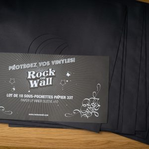 Rock on wall Pochette souple 33T (lot de 25) - Pochettes vinyle