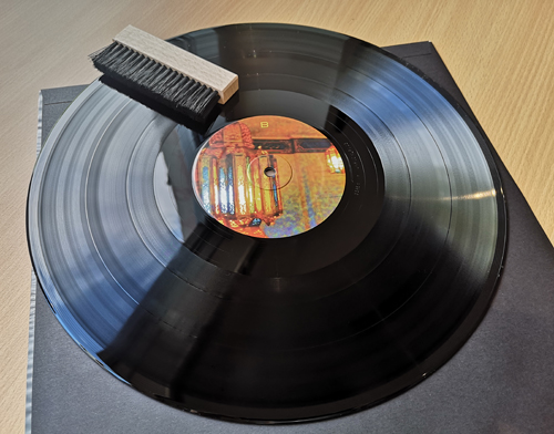 Brosse de nettoyage vinyles antistatique pour disques vinyles - Cdiscount  TV Son Photo